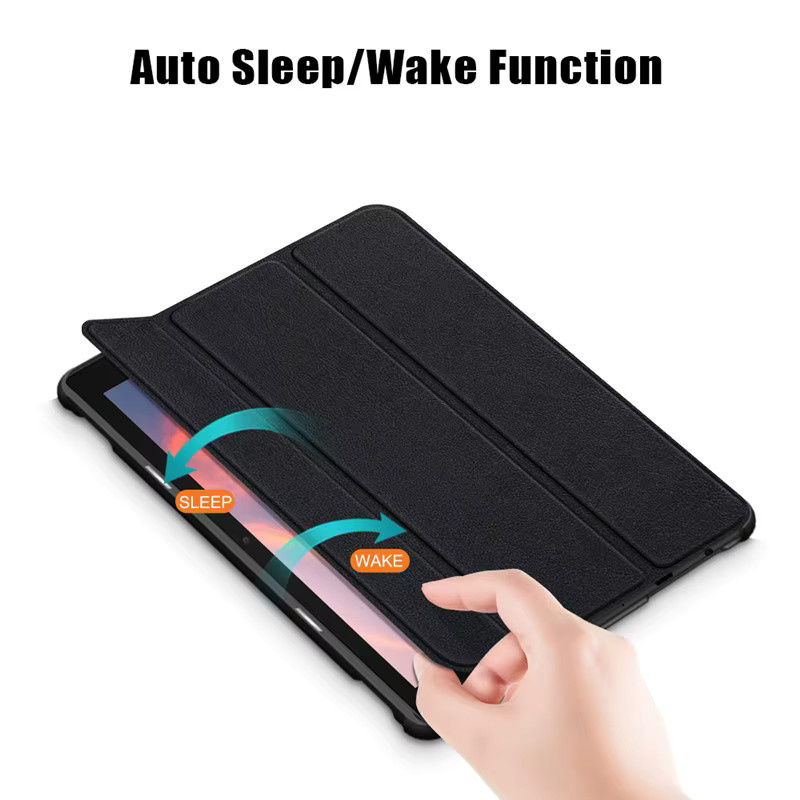Moboons Standabdeckung für Amazon Fire HD 10 Hülle 11. Generation 2021 10,1 Zoll, stoßfestes PU-Leder mit Sleep/Wake Funktion - Bild 2