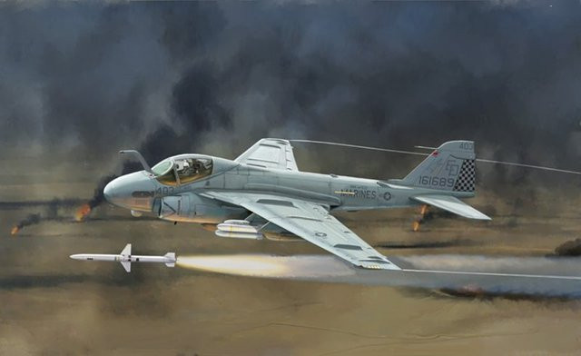 Italeri A-6E Tram Intruder, Modellfahrzeug, 1:72, Grau - Bild 1