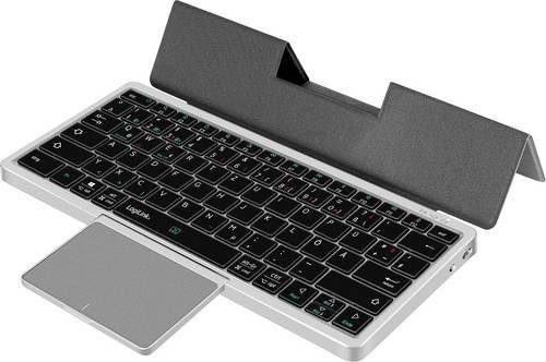 LogiLink ID0214 Bluetooth Tastatur und Maus Set in Space Grau mit QWERTZ Layout und Easy Switch für bis zu 3 Geräte - Bild 1