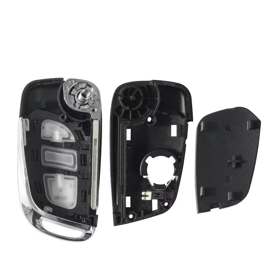 KEYYOU Modifizierter Autoschlüssel Schwarz für Citroen C2 C4 C5 Berlingo Xsara Picasso und Peugeot 306 407 807 Partner VA2/HU83 - Bild 3