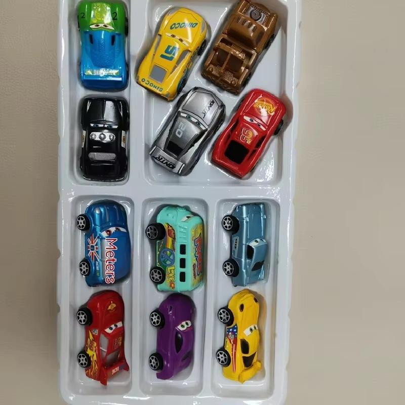 Disney Pixar Cars Modellauto 12-teiliges Set Lightning McQueen Jackson 6cm - Bild 4