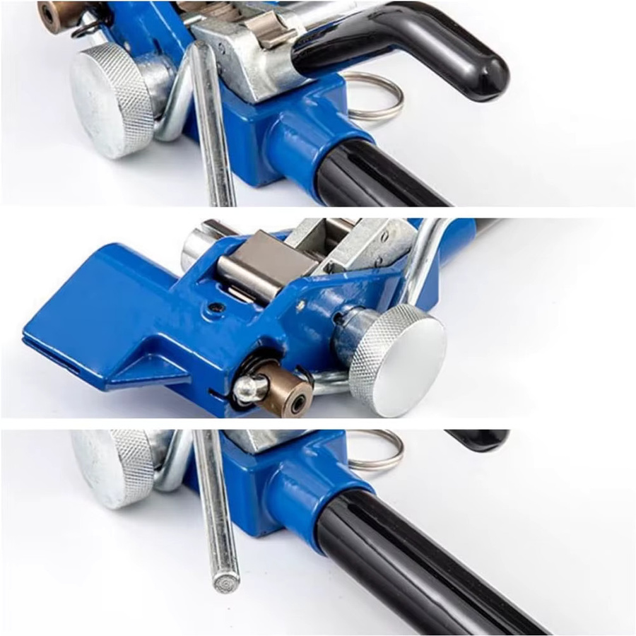 WOZOBUY Edelstahl-Kabelbinderpistole in Blau zur Spannvorrichtung für Edelstahlbänder und -gurte - Bild 2