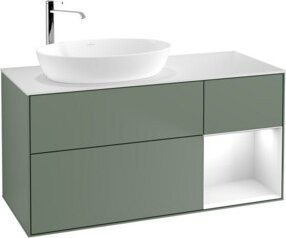 V&B Waschtischunterschrank Finion in Weiß lackiert, Breite: 120 cm, Tiefe: 50,1 cm, Höhe: 50,1 cm - Bild 1