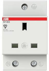 ABB Steckdose mit erhöhtem Berührungsschutz IP20 in Weiß - Bild 1