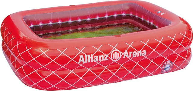 Happy People Planschbecken FC Bayern München Allianz Arena, rot, B/T/H: 200 x 150 x 50 cm - Bild 1