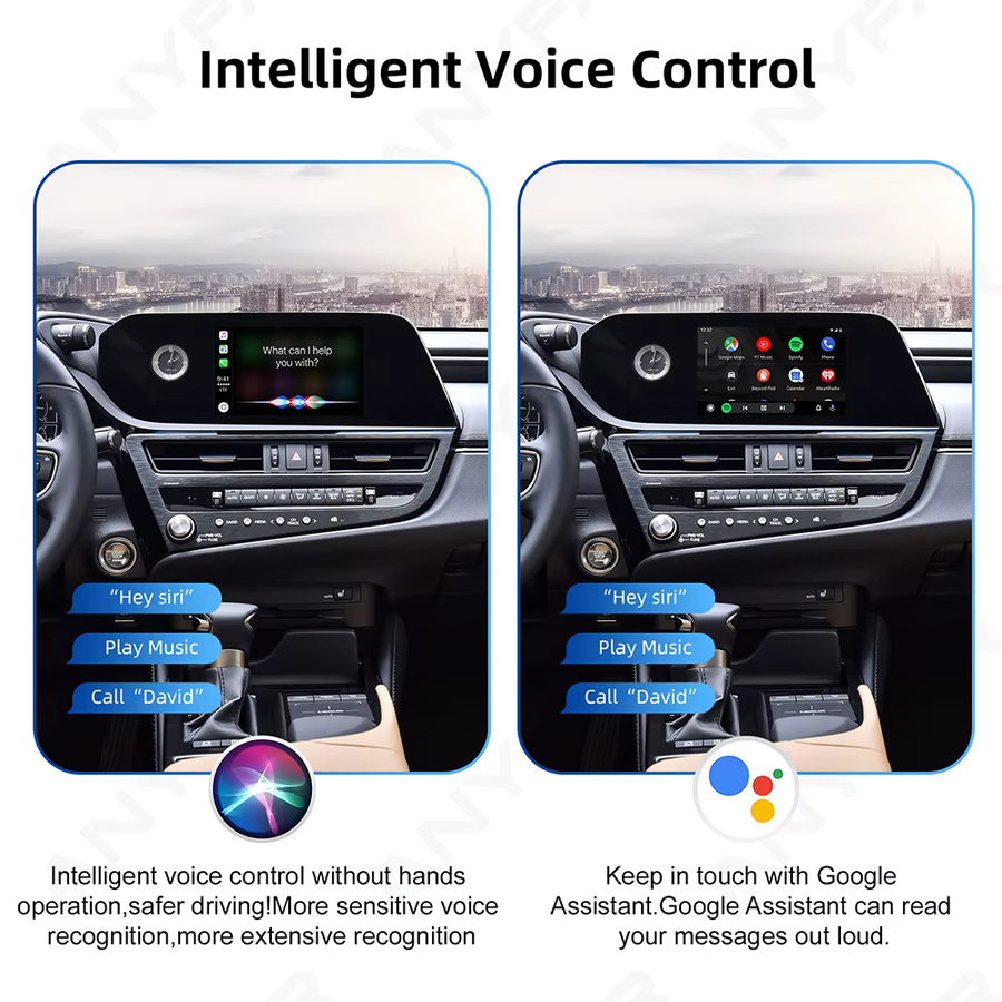 ANYFAR Wireless CarPlay und Android Auto Adapter für Lexus NX RX IS ES GS RC CT LS LX LC UX GX (2012–2022) mit Mirror Link und AirPlay - Bild 4
