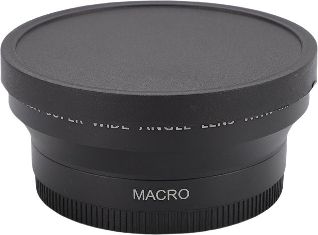 Shoemst 2-in-1 Weitwinkel- und Makro-Zusatzobjektiv Set, HD Extra-Objektivaufsatz für Kamerafotografie, 67mm, Grau - Bild 1
