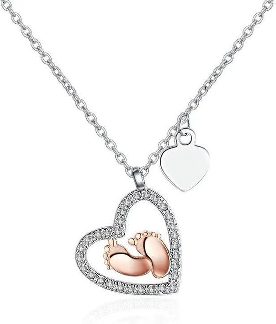 POMOiii Halskette 925 Silber, Gold, Damen - Bild 1