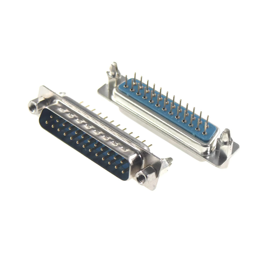Hongqiwei D-Sub Stecker Set 5er Pack mit DB9 DB15 DB25 und DB37 Pin Gerade 180 Grad Männlich und Weiblich für PCB Montage - Bild 1