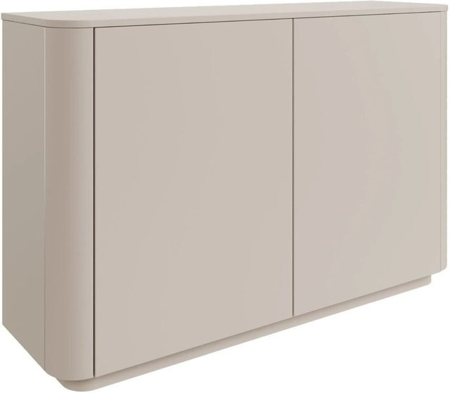 Selsey Sideboard Luvio Zweitürig in Kaschmir Beige mit minimalistischem Design und 140 cm Breite - Bild 1