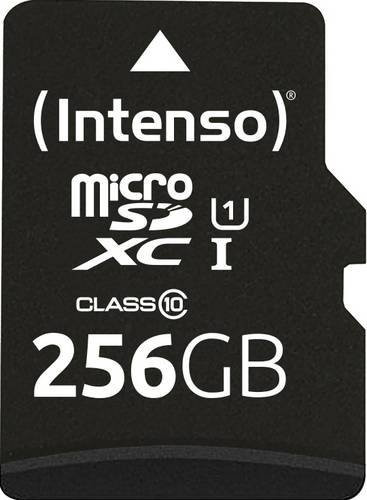 Intenso microSDXC Performance Speicherkarte UHS-I, 256 GB, Schwarz - Bild 1