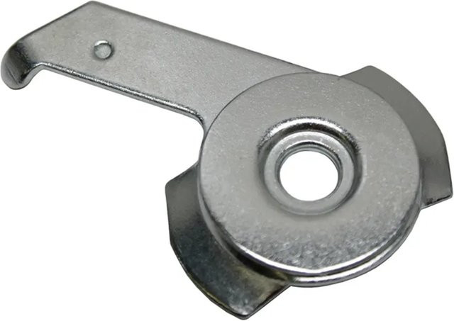 Gardinia Deckenträger für 3-läufige Flächenvorhangschienen, 2er Pack, Silber - Bild 1