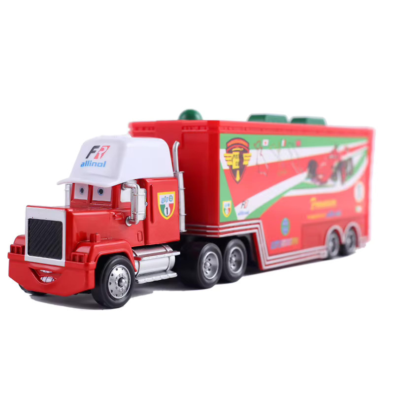 Pixar Disney Cars Harvester Soil F1 Container Truck, Legierungsmodellautos, 1:55 Maßstab - Bild 2