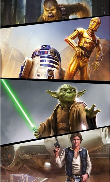 Komar Fototapete Vlies Star Wars Moments Rebels Multicolor Breite: 120 cm, Höhe: 200 cm - Bild 1