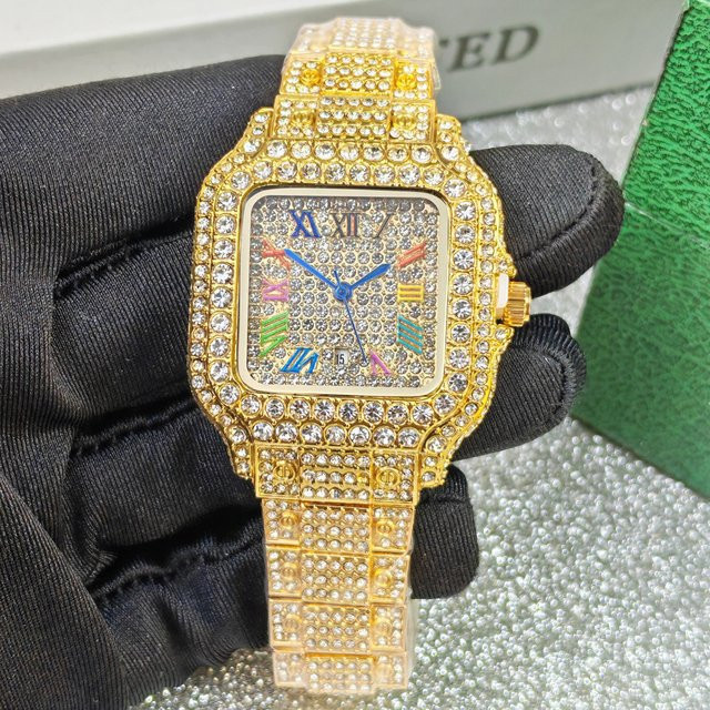 STARPERISH Armbanduhr, Quarz, Edelstahl, Diamantbesetzt, 36 mm, Damen - Bild 1