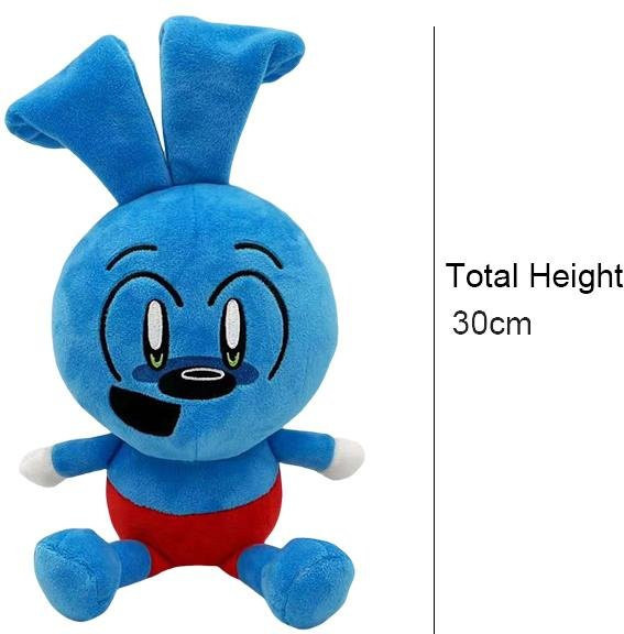 Yiran toy Riggy Das Kaninchen Plüschtier, Stoffpuppe, Blau Rosa - Bild 1