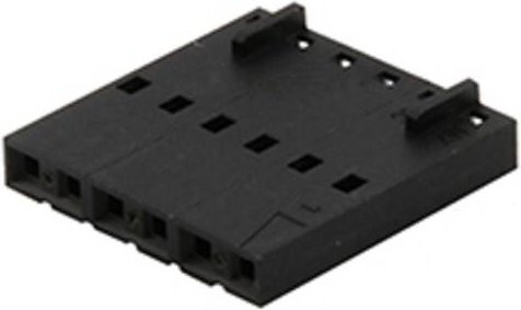 Molex Buchsengehäuse-Kabel Schwarz, 5 Polzahl, Rastermaß: 2.54 mm, 50579305 - Bild 1