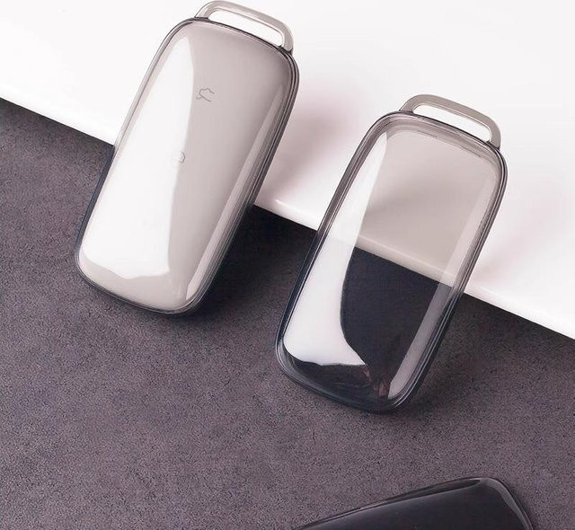 TPU Auto Schlüsselhülle für Geely Ex5 E5 Starray Em-I Galaxy L6 L7 M9 Proton Emas 7 Phev in Grau - Bild 1