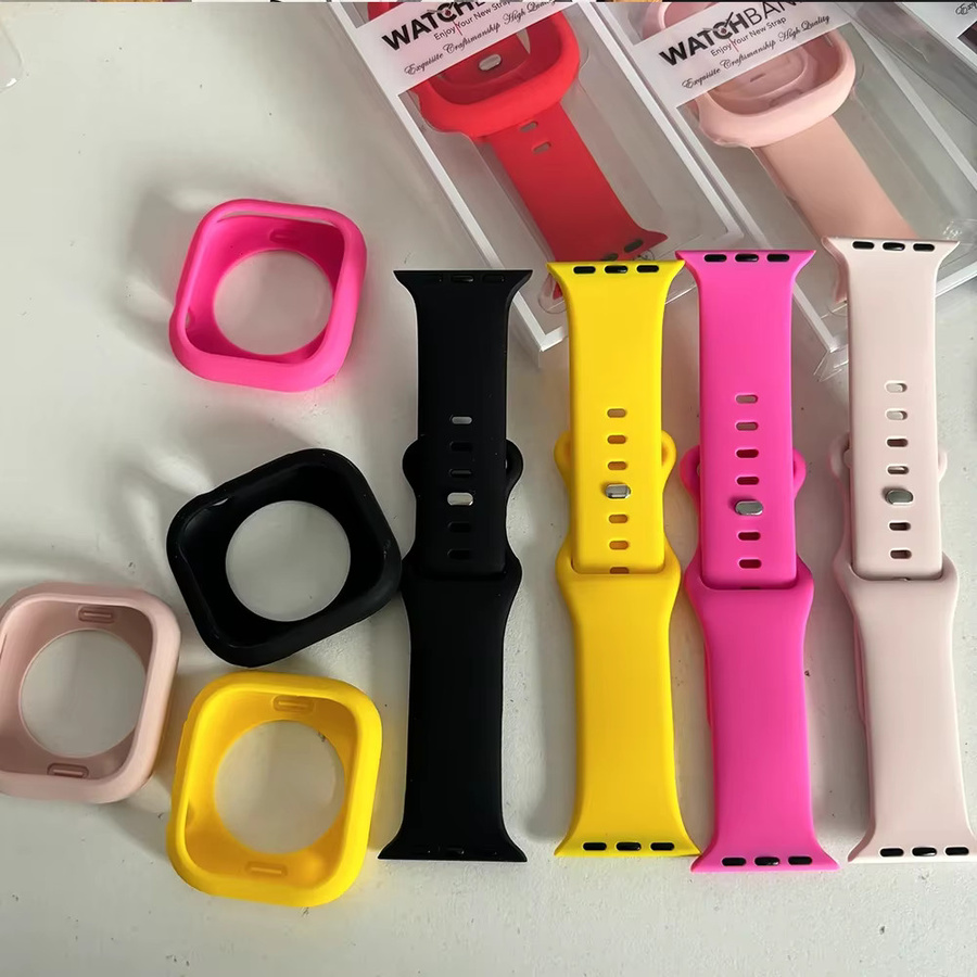 Uhrenarmband Silikon, TPU-Gehäuse, Unisex - Bild 1