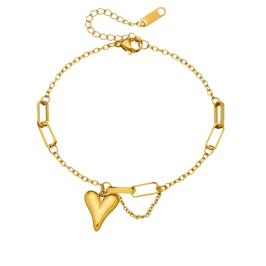 DIEYURO Armband, Edelstahl, Gold, Zirkonia, Damen - Bild 2