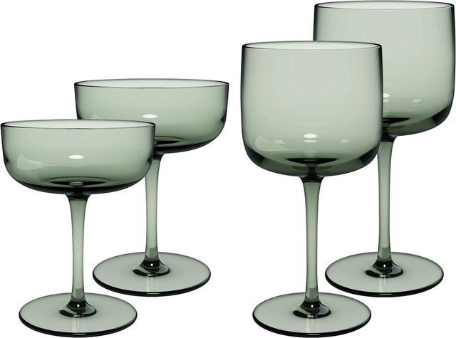 Villeroy & Boch Like Glass Wein- und Sektgläser Set 4-teilig Green Transparent - Bild 1
