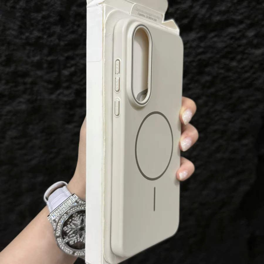 Ultradünne PC-Magnethülle für OnePlus Modelle in Grau mit MagSafe-Kompatibilität und stoßfestem Schutz - Bild 2