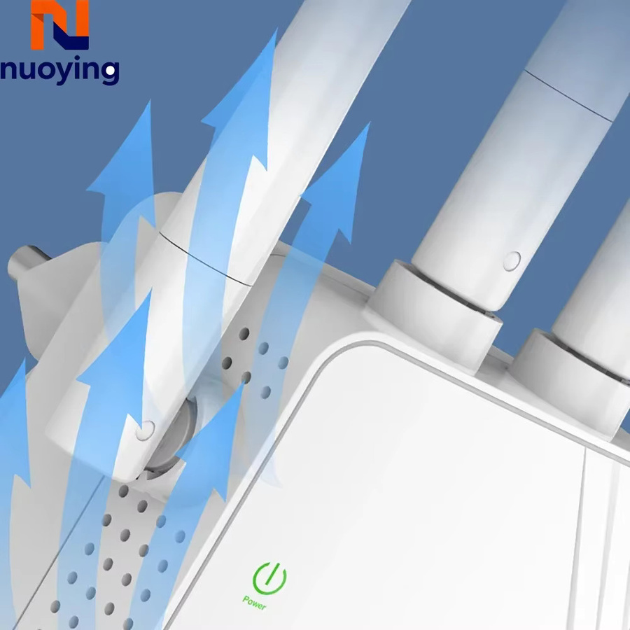 NUOYING Dual-Band WLAN-Verstärker 1200Mbps 5G Drahtlosrepeater in Weiß - Bild 4