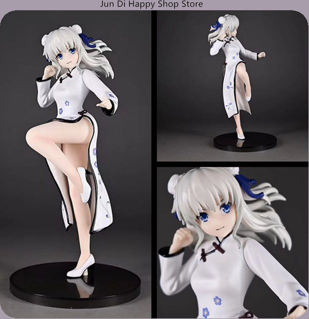 Bandai Charlotte Tomori Nao Cheongsam Ver. Anime Figur Statue, Höhe: 22 cm - Bild 1
