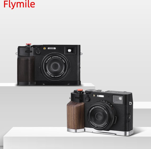 Flymile L-förmiger Handgriff mit Auslöser für Fujifilm X100VI in Silber - Bild 1