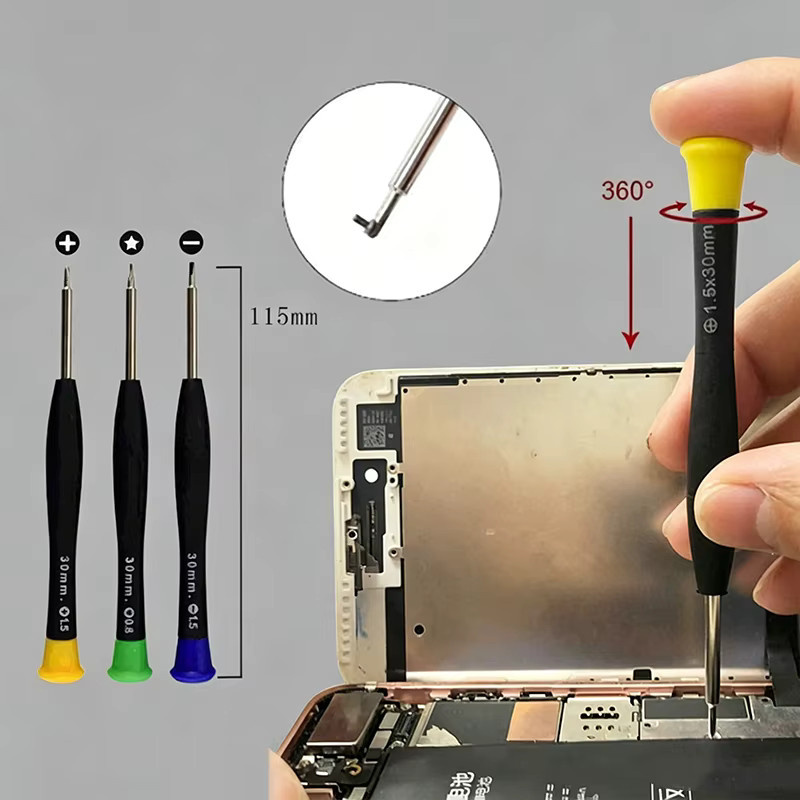 JCD Multifunktionales Reparaturset für Mobiltelefone und Spielekonsolen, 22/24/34/40-teiliges Schraubendreher-Werkzeugset, Multicolour - Bild 2