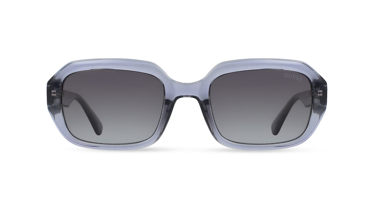 Guess GU8244 Sonnenbrille, Vollrand, quadratisch, Kunststoff, grau, Unisex - Bild 1