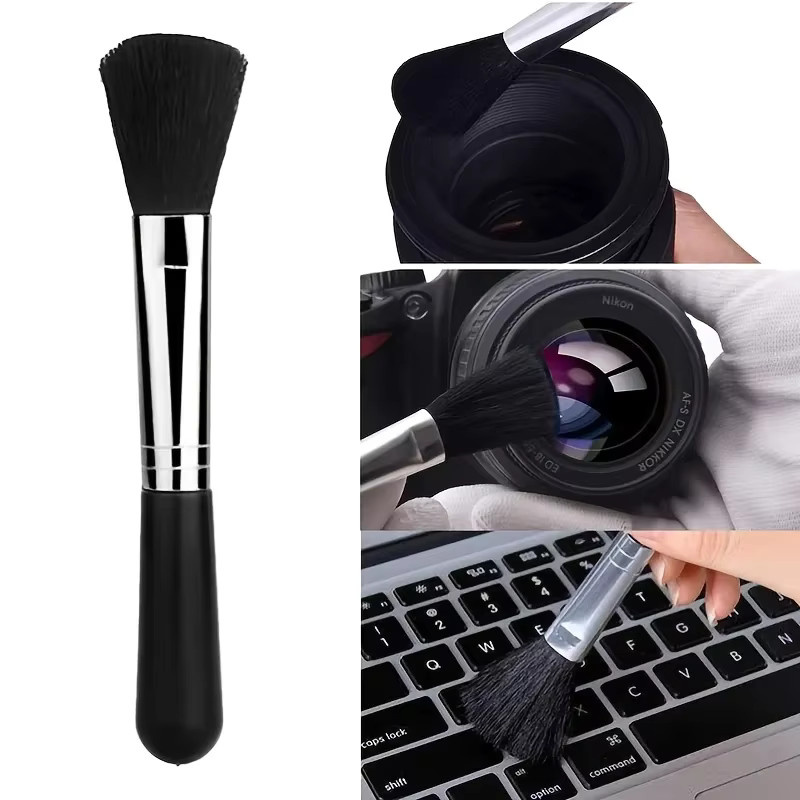 Kamera-Reinigungsset in Schwarz für DSLR und spiegellose Kameras inklusive Luftgebläse und Mikrofasertuch für Canon, Nikon sowie zur Reinigung von Laptops und Tastaturen - Bild 2
