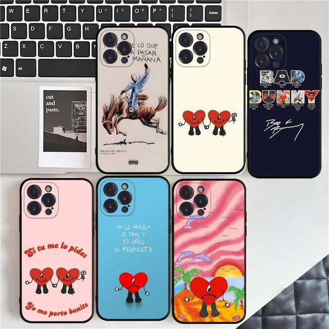 B-Bads B-Bunnys Kunst Handyhülle für iPhone 17 16 15 14 13 12 11 Pro Max Plus mit niedigem Kunst-Design - Bild 1