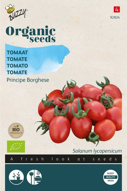 Buzzy Organic Bio Tomaten Principe Borghese Samen, 0,2 g - Bild 1