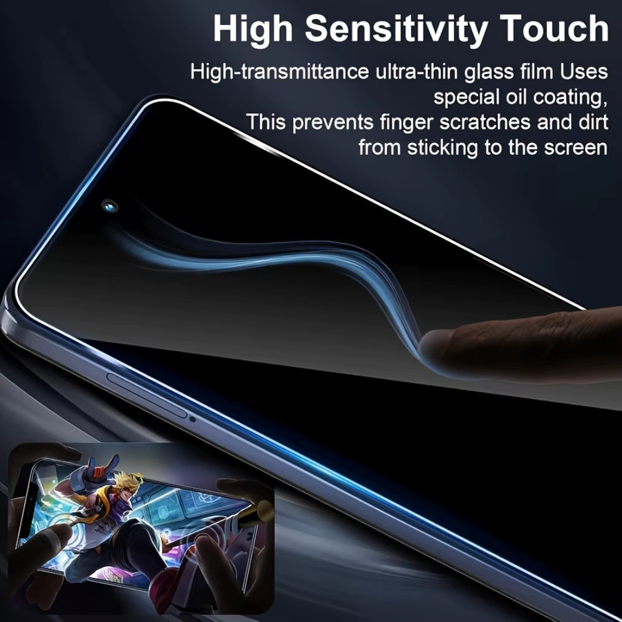 NNBILI 4 Stück HD Full Coverage Displayschutzfolie aus gehärtetem Glas für Motorola Moto G66j G66y G56 E15 G05 G15 in Transparent - Bild 3