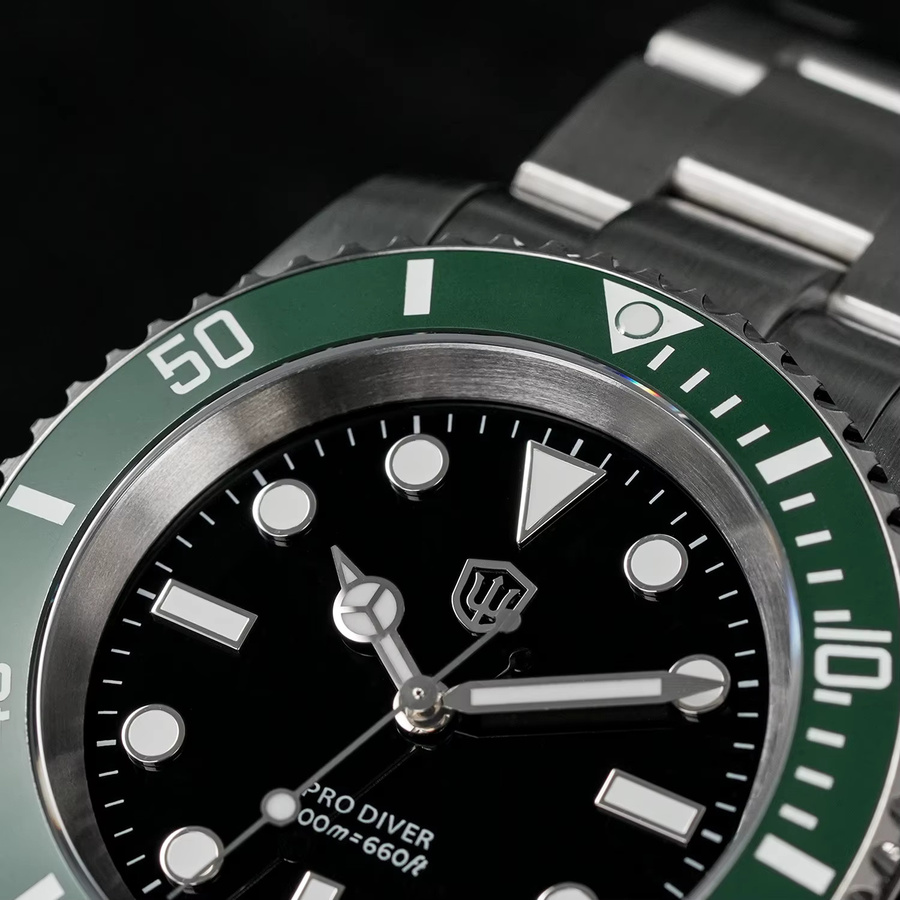 Watchdives Armbanduhr, Quarz, Edelstahl, Saphirglas, Herren - Bild 4