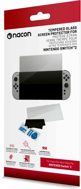 Nintendo Switch 2 Panzerglas Schutzfolie transparent - Bild 1