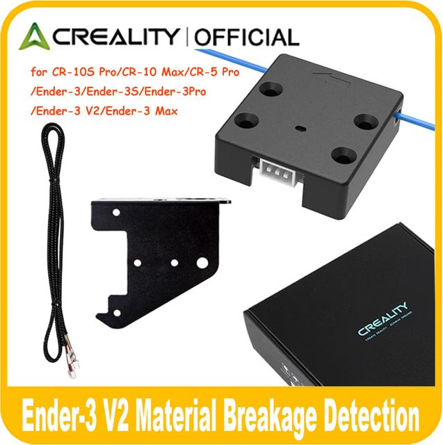 Creality Ender 3 V2 Filament Runout Sensor zur intelligenten Filament-Erkennung in Schwarz für Ender 3, Pro, Max und Ender 5 Plus - Bild 1