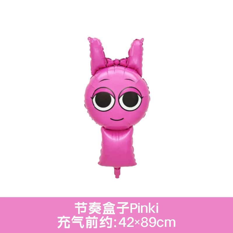 Sprunki Pinki Folienballons Set in Pink für Kindergeburtstage und Mädchen-Partys von Potdemiel - Bild 2