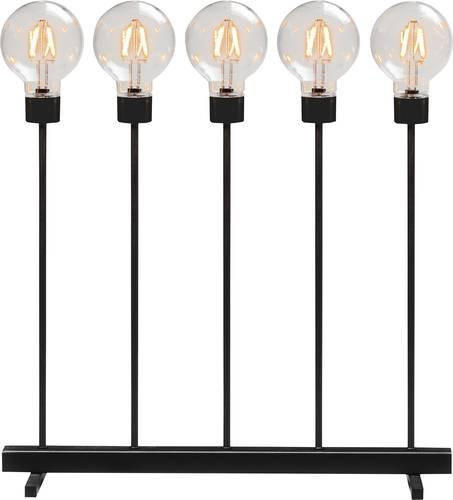 Konstsmide LED-Laterne 3962-710TR in Schwarz mit Bernstein-Licht im skandinavischen Design - Bild 1