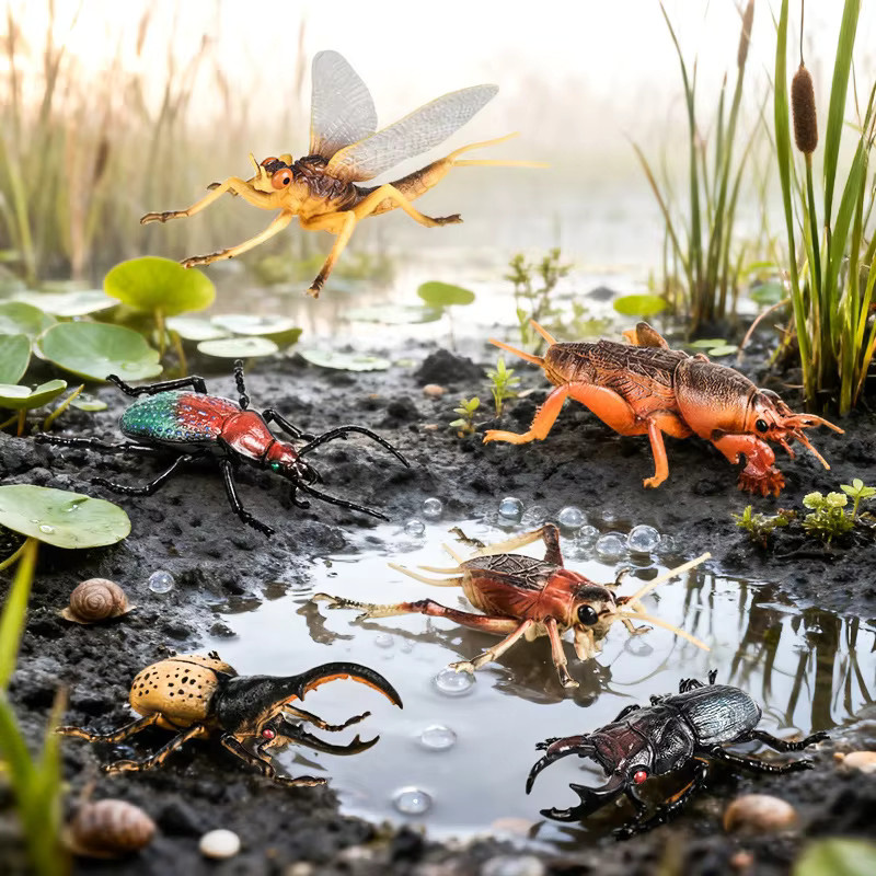 Oenux Simulations-Insekten- und Tier-Hohlmodell, Figuren, Kunststoff, Bunt / Mehrfarbig - Bild 3