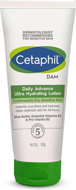 Cetaphil Daily Advance Ultra Hydrating Lotion, 100 g, für trockene und empfindliche Haut - Bild 1