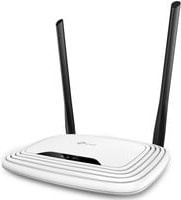 TP-Link TL-WR841N Single Band WiFi 4 Router mit Ethernet/LAN in Schwarz oder Weiß - Bild 1