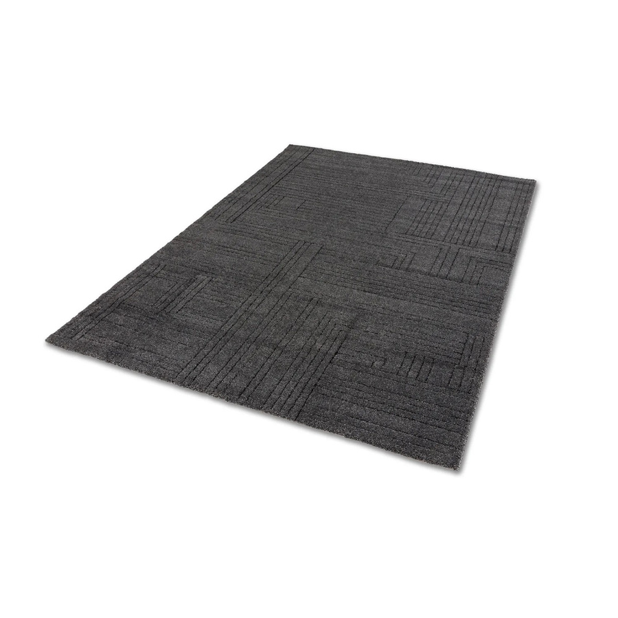 Schöner Wohnen Teppich Pure Design in Anthrazit mit geometrischem Muster, B/T: 160 x 230 cm - Bild 2