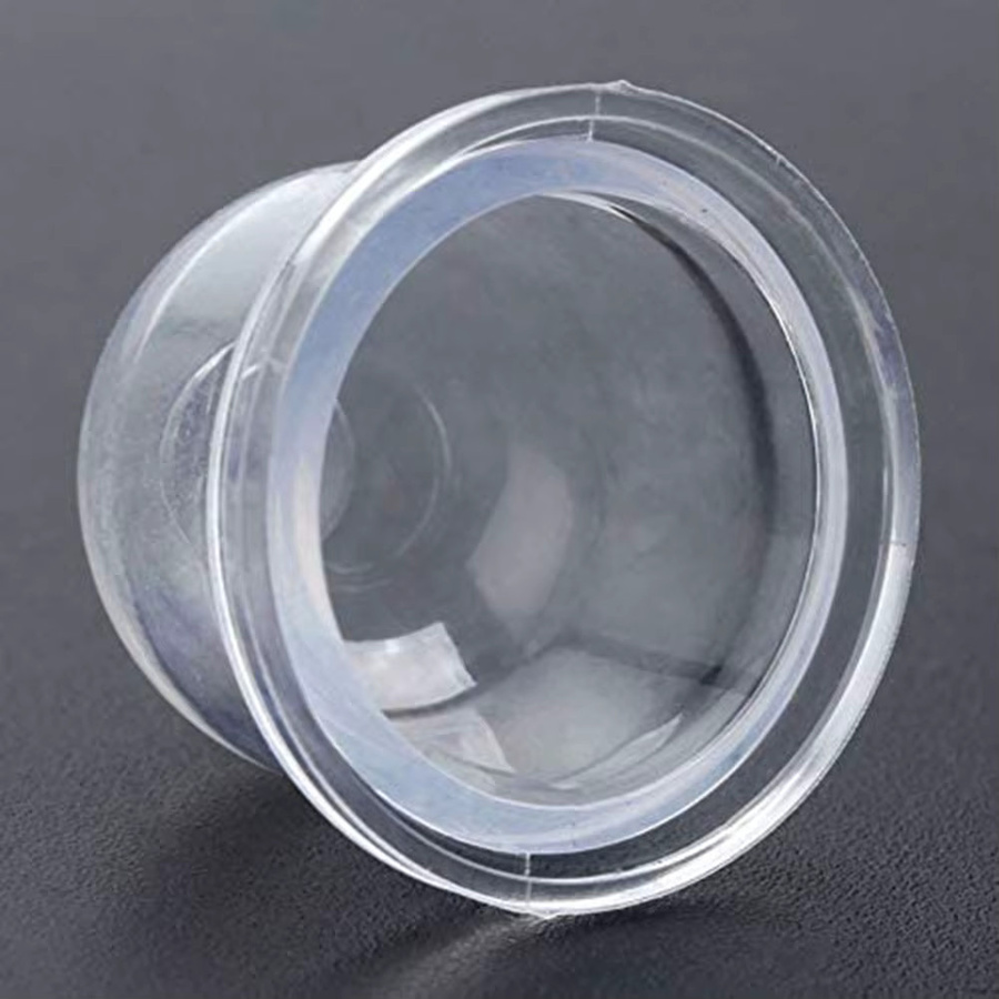 Vibratite Kraftstoff Primer Birne Set 19/22mm Carb Primer Birne Kappe für Vergaser als Ersatzteil für Kettensägen, Gebläse und Trimmer, transparent, 2 Stück - Bild 2