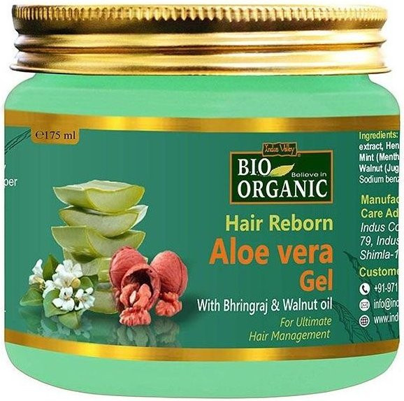 Indus Valley Hair Reborn Aloe Vera Gel, 175 ml - Bild 1