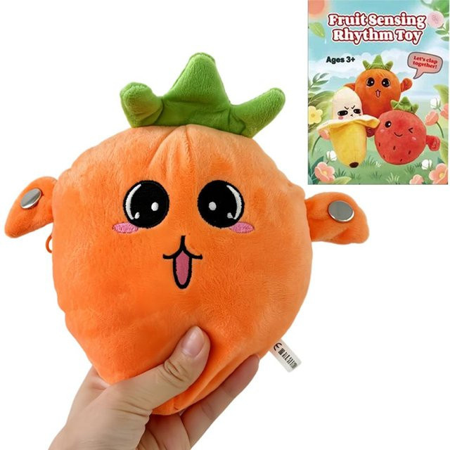 Yiran toy Frucht Banane Musik-Induktionsspielzeug, Plüschpuppe, ab 14 Jahre - Bild 1