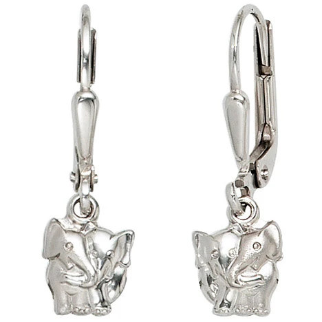 Colkid Ohrringe Elefant, 925 Silber, Kinder - Bild 1