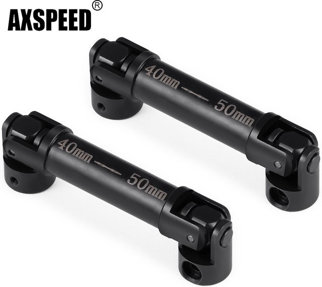 AXSPEED Stahl Getriebe Antriebswelle Joint, 2-teiliges Set, 1:24, Metall - Bild 1