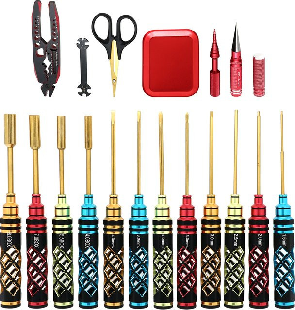U-Angel-1988 18-in-1 RC Werkzeug-Kits, Box-Set, Reparatur-Set - Bild 1